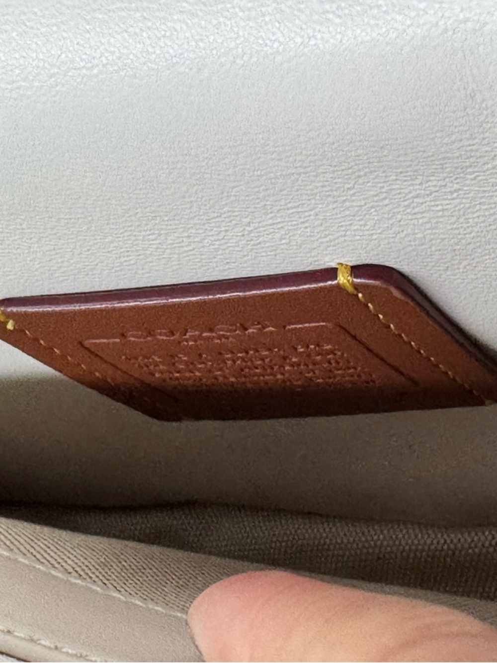 BRAND NEW - Coach Tabby Shoulder Bag 26 in Chalk with Gold Hardware - Picture 8 of 8